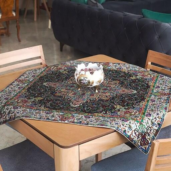 ست 5 تکه ترمه رومیزی ترمه حسینی مدل سورنا کد 1215