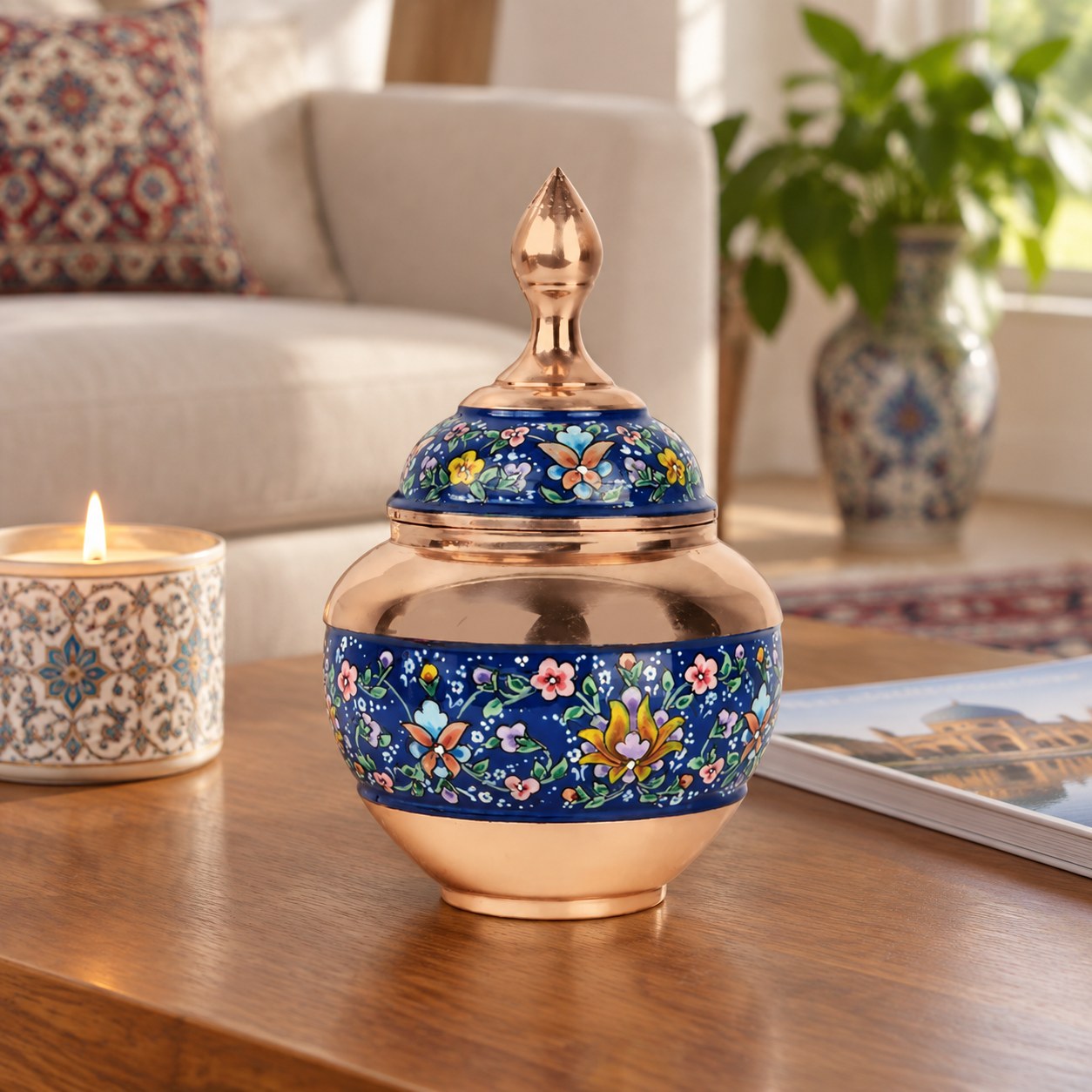 قندان مسی مدل پرداز کد 15