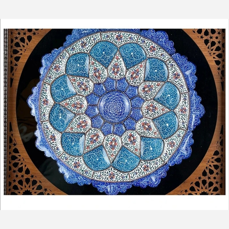 تابلو ۲۵ سانتی مشبک میناکاری