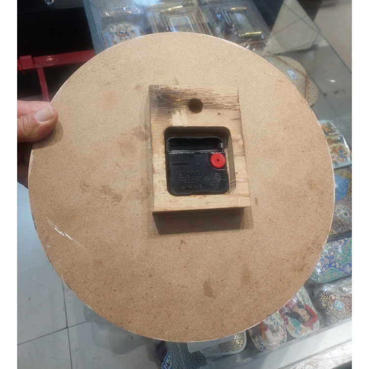 ساعت دیواری چوب و رزین