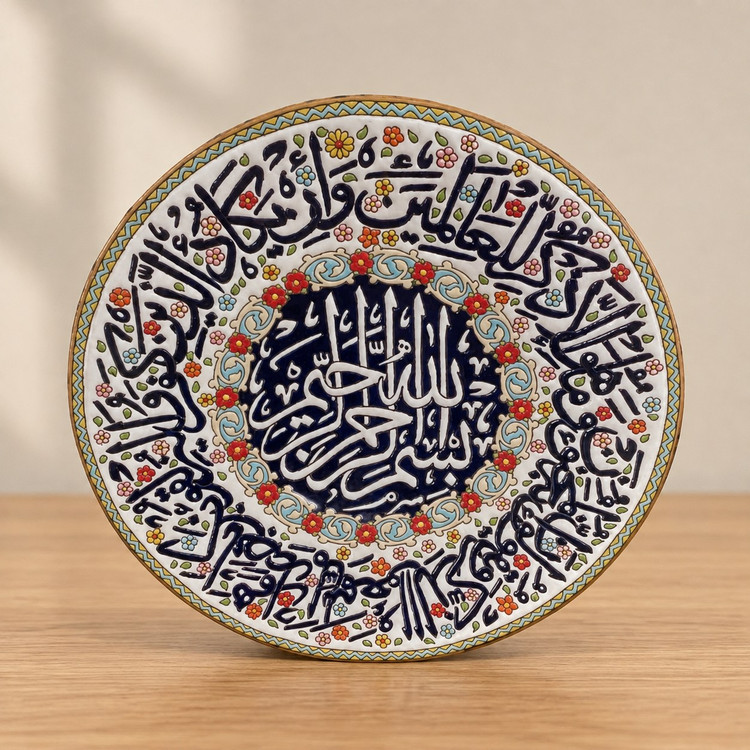 بشقاب میناکاری وان یکاد