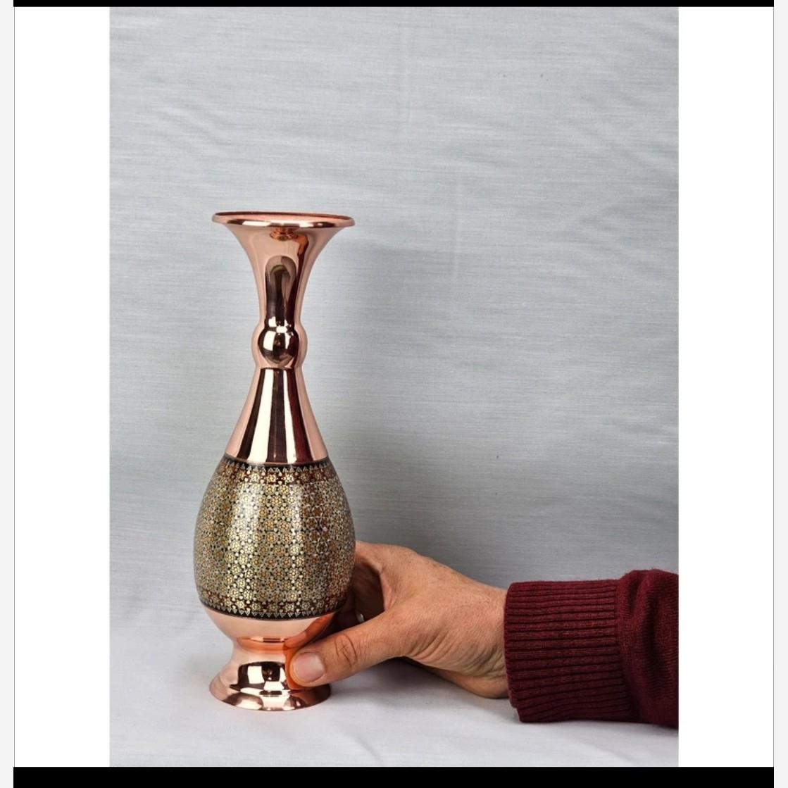 گلدان ۲۵ سانتی مس و خاتم