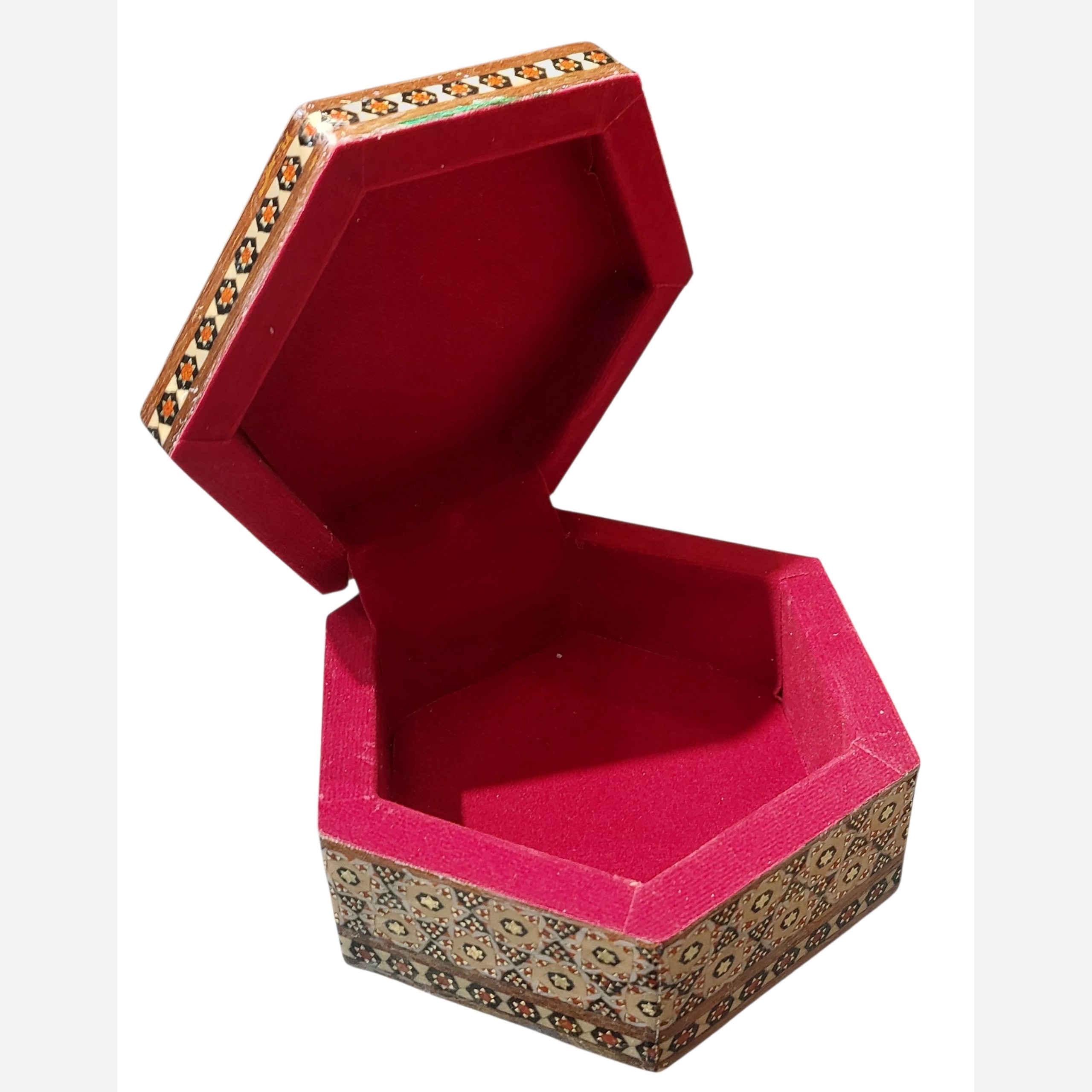 جعبه جواهرات خاتم کاری کد 002