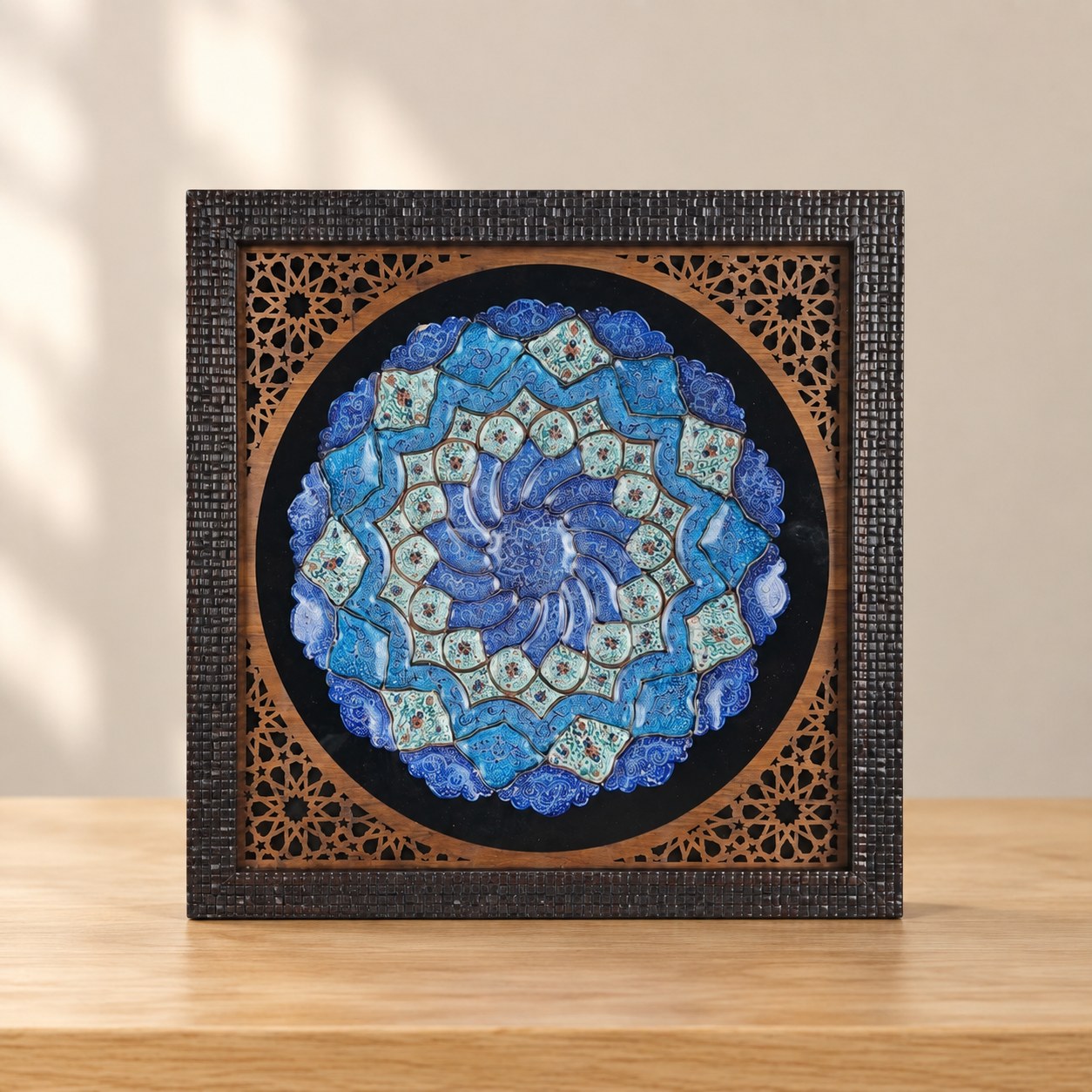 تابلو ۳۰ سانتی مشبک میناکاری