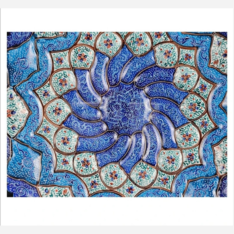 تابلو ۳۰ سانتی مشبک میناکاری