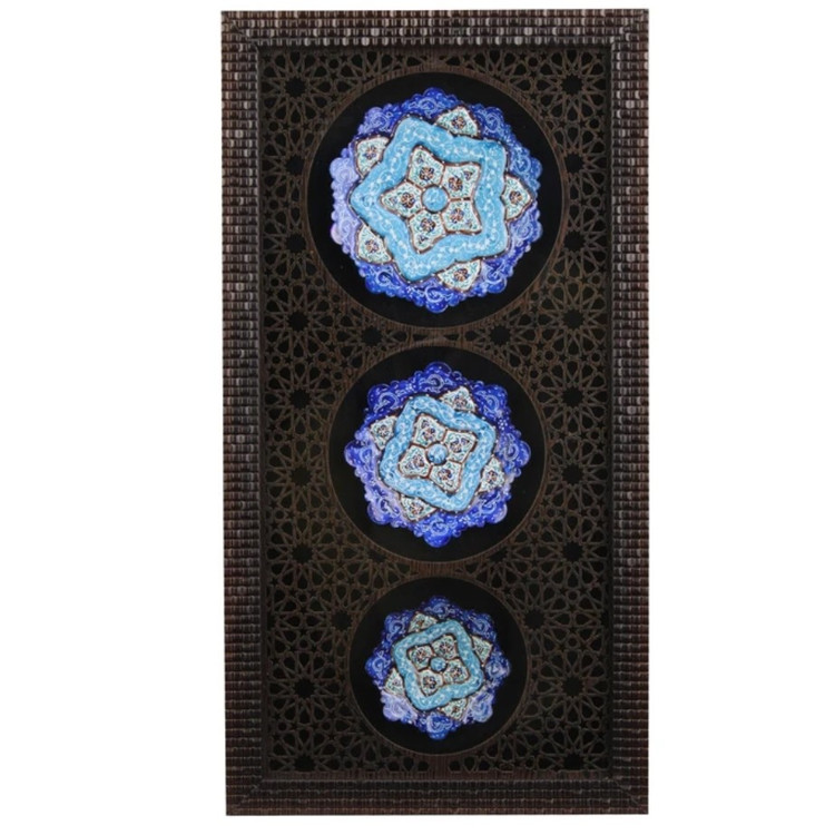 تابلوی میناکاری مدل 3 عددی مشبک