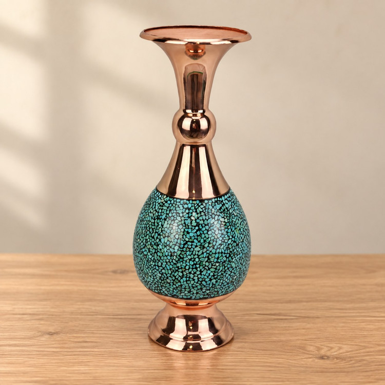گلدان ۲۰ سانتی فیروزه کوبی