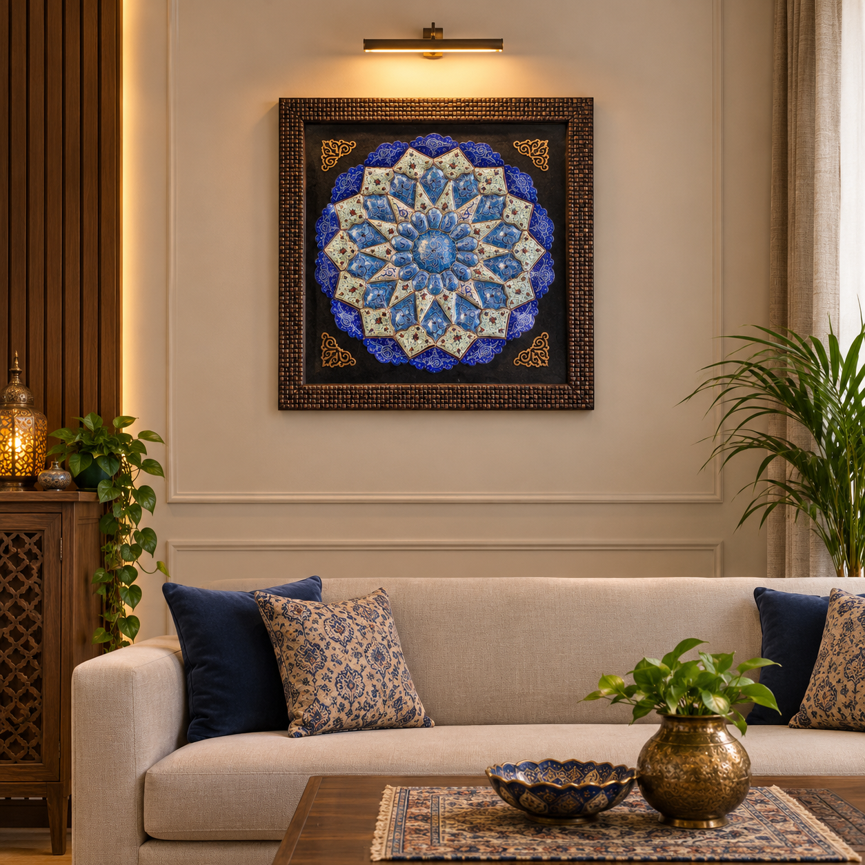 تابلو ۳۰ سانتی ساده مینکاری